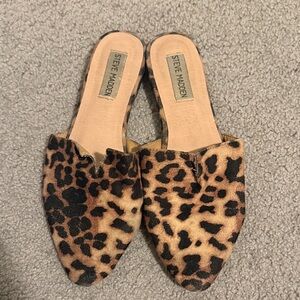 Steve Madden Animal Print Mules